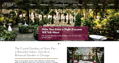 Desktop Screenshot of crystalgardenscatering.com