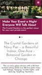 Mobile Screenshot of crystalgardenscatering.com