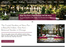 Tablet Screenshot of crystalgardenscatering.com